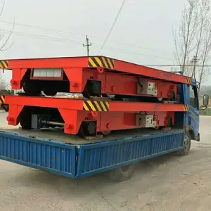 厂家供应32吨25吨16吨10吨5吨3吨2T电动轨道地平车建筑工程运料车