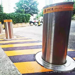 通化自动升降柱-白钢升降路桩,学校液压升降柱,不锈钢阻车升降地桩,四平升降柱批发