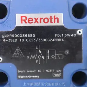 R900086685 M-3SED10CK13/350CG24N9K4电磁球阀REXROTH力士乐