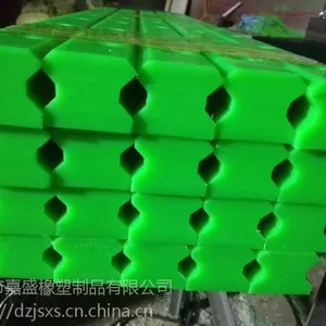 高耐磨4分链条导轨 10A耐磨滑道 绿色高分子弯轨 塑料配件