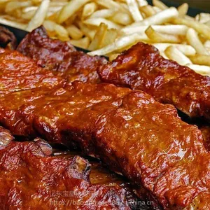 全自动肉类加工设备 猪排真空油炸机 排骨真空油炸机