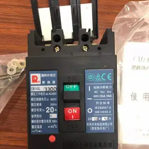 常熟开关塑壳断路器CM1-400L/3300 350A 400A 300A 三相空气开关