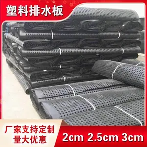 HDPE3cm塑料排水板 凹凸阻根pe排水板厂