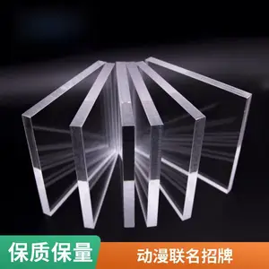 高端全新料透明亚克力板材0.6-12mm挤出板动漫联名招牌定制