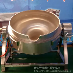诸城神州机械燃气夹层锅 猪蹄卤煮锅