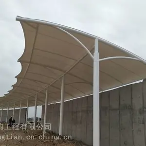 山东膜结构车棚,学校膜结构看台,公园膜结构景观