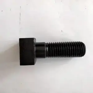 抛丸机配件端护板圆板梯形板8.8级M20 M24耐四方头T型螺丝螺栓