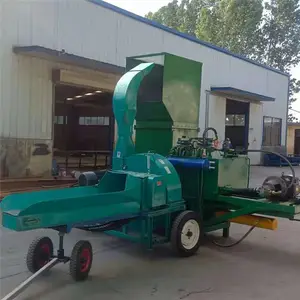 青储玉米秸秆黄贮打包机 套袋液压压块机 自动牧草稻壳压捆装袋机