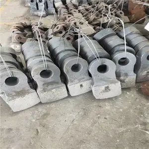 双金属冷热复合打砂锤头高锰钢榔头筛板衬板环锤