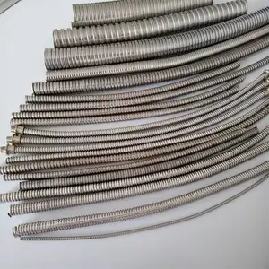 内径1.8不锈钢单扣凯管 光纤保护螺旋管 仪器仪表小口径防鼠波纹管