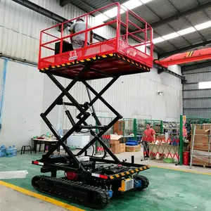 自走式果园升降平台 电动液压升降平台 果园摘果升降平台