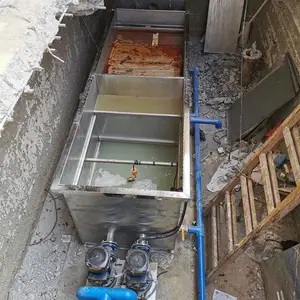 地上地埋安装亦可餐饮油水分离器 厨房不锈钢隔油池生产厂家
