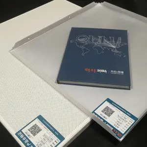 体育馆室内吊顶建材铝扣板 600*600*0.8mm厚度欧陆天花扣板