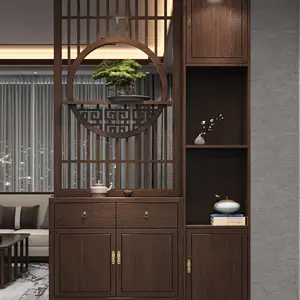 厂家直销 新中式实木屏风图片 ***的新中式屏风