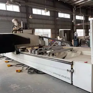 处理二手SCM五轴加工中心木工加工中心板式木门家具设备