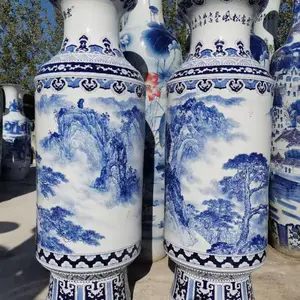 乔迁之喜落地大花瓶 德阳市供应陶瓷大花瓶 装饰礼品大花瓶批发