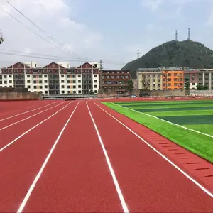 透气型塑胶跑道 学校操场体育场材料 幼儿园epdm橡胶颗粒