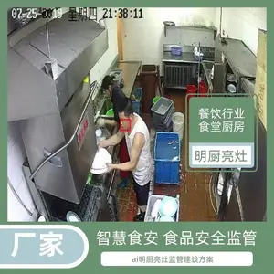 学校食堂视频监控分析系统 AI视频边缘分析盒 燧机科技