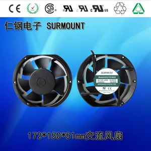 网络机柜 工控设备等 17251工业交流散热风扇 交流散热风机 仁钢厂家直销