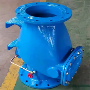 HH44X微阻缓闭止回阀 法兰蝶式止回阀 DN50-800现货 鑫通达牌