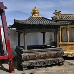 寺庙香炉生产厂家 铸铁香炉定做 铸铜香炉订制