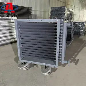 嘉奥 翅片管式空气热交换器 D65-5-6 鸡舍加温器养殖锅炉专用暖气片