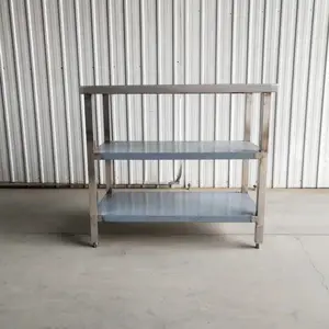 亿邦 不锈钢工作台 工厂车间厨房商用操作台 防锈耐磨承重强