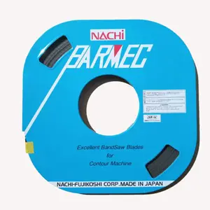 日本进口NACHI耐带锯带机用有色金属塑料橡胶带锯条盘立式锯床用8mm