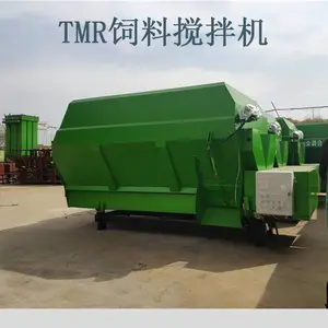 自称重单双蛟龙牛羊养殖tmr全日粮饲料混合搅拌机
