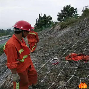 坡体防护镀锌勾花网 球场防护包塑编织拧花网 煤矿支护菱形网