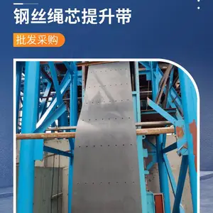 源头工厂 橡一 钢丝绳芯提升带 耐酸碱250度 全套配件打孔接头垫片