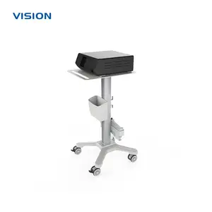 单层移动设备台车 VISION 23135| 心电图机支架推车 可调节高度