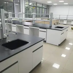 实验边台厂家潍坊异形靠墙空间非标定制实验室通风柜配套