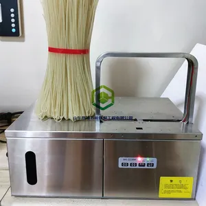 泗水粉丝米粉扎捆机 热熔无胶opp束带机 自动蔬菜捆绑专用机器