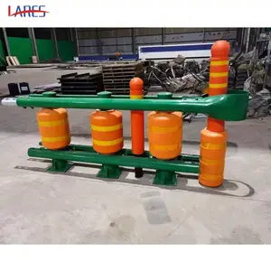 吕梁旋转式防撞桶护栏 公路隧道路口用SA级吸能旋转桶防护栏杆