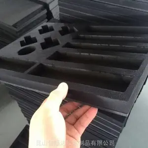 宿迁EPDM缓冲泡棉框 橡塑泡棉保护板 4302黑色CR闭孔泡棉