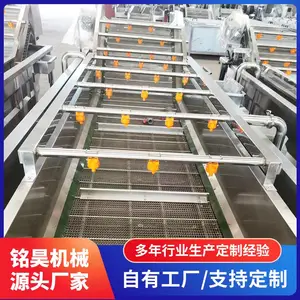 果蔬气泡清洗机多功能洗菜机苹果黄瓜清洗机辣椒喷淋式清洗设备