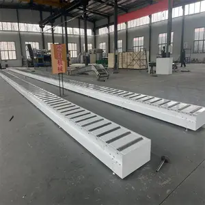 快递电商仓库物流卸货滑梯输送带定制伸缩滚筒传送机物流输送设备