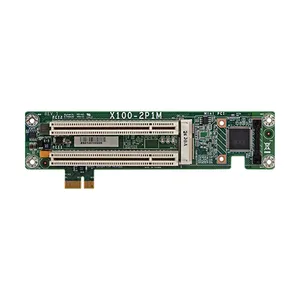 X100-2P1M 扩充插槽: 1 Mini PCIe, 2 PCI