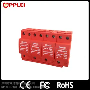 三相一级级电源防雷器 开关防雷型PA25-385 B+C/4 建筑物内总配电的浪涌保护器 容易安装