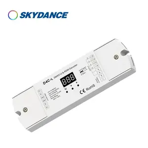 LED RGB+CCT低压控制器 五通道LED恒压调光控制器微型恒压控制器