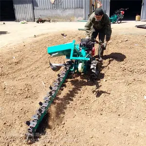 山药开沟机 双链条30宽50深开沟机 农用小型电缆槽开沟机价格