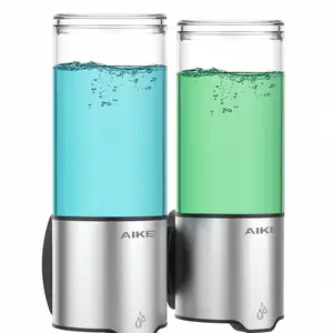 供应艾克厨房皂液器、家用皂液器、自动感应皂液器AK1212(双组合)