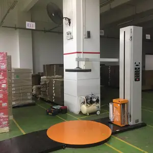 托盘缠膜机 围膜机 全自动缠绕机 气动压顶缠绕机 广东湛江茂名珠三角厂家