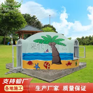 供应星空圆屋户外特色星空房屋阳光房 露营旅游度假星空房速成房