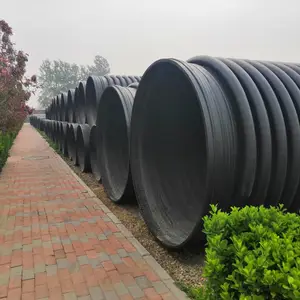 石家庄克拉管厂家 市政用排水管 HDPE缠绕管 HDPE排水管