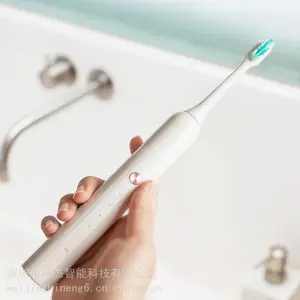 深圳工厂可定制成人TYPE-C接口充电声波智能磁悬浮防水电动牙刷
