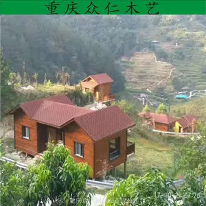 习水传统木屋生产 毕节防腐木别墅 传统木房子施工安装 众仁木艺