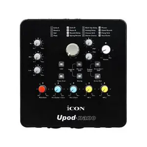 艾肯外置声卡ICON upod nano电脑K歌yy喊麦手机直播唱吧录音声卡