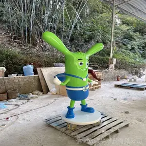 玻璃钢树脂雕塑小品 玻璃钢卡通雕塑 广场公园园林景观摆件